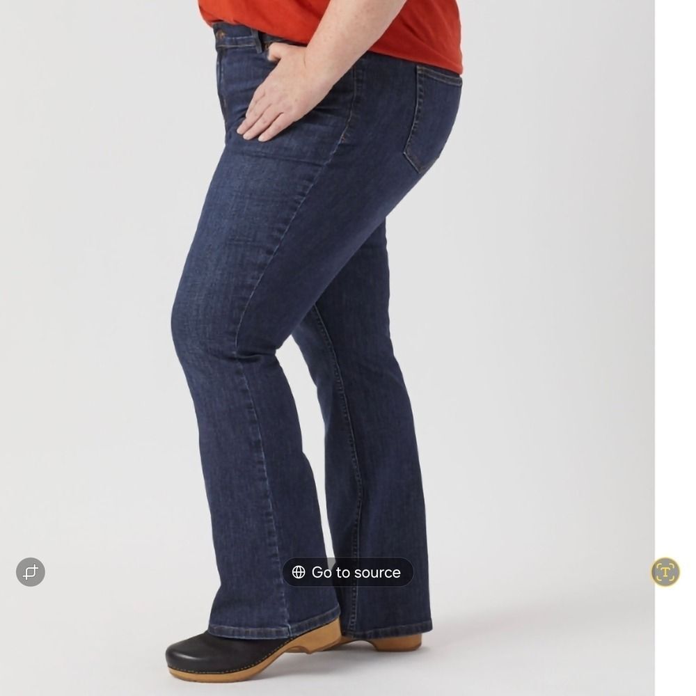 Riders by Lee Dark Blue Boot Cut Jeans